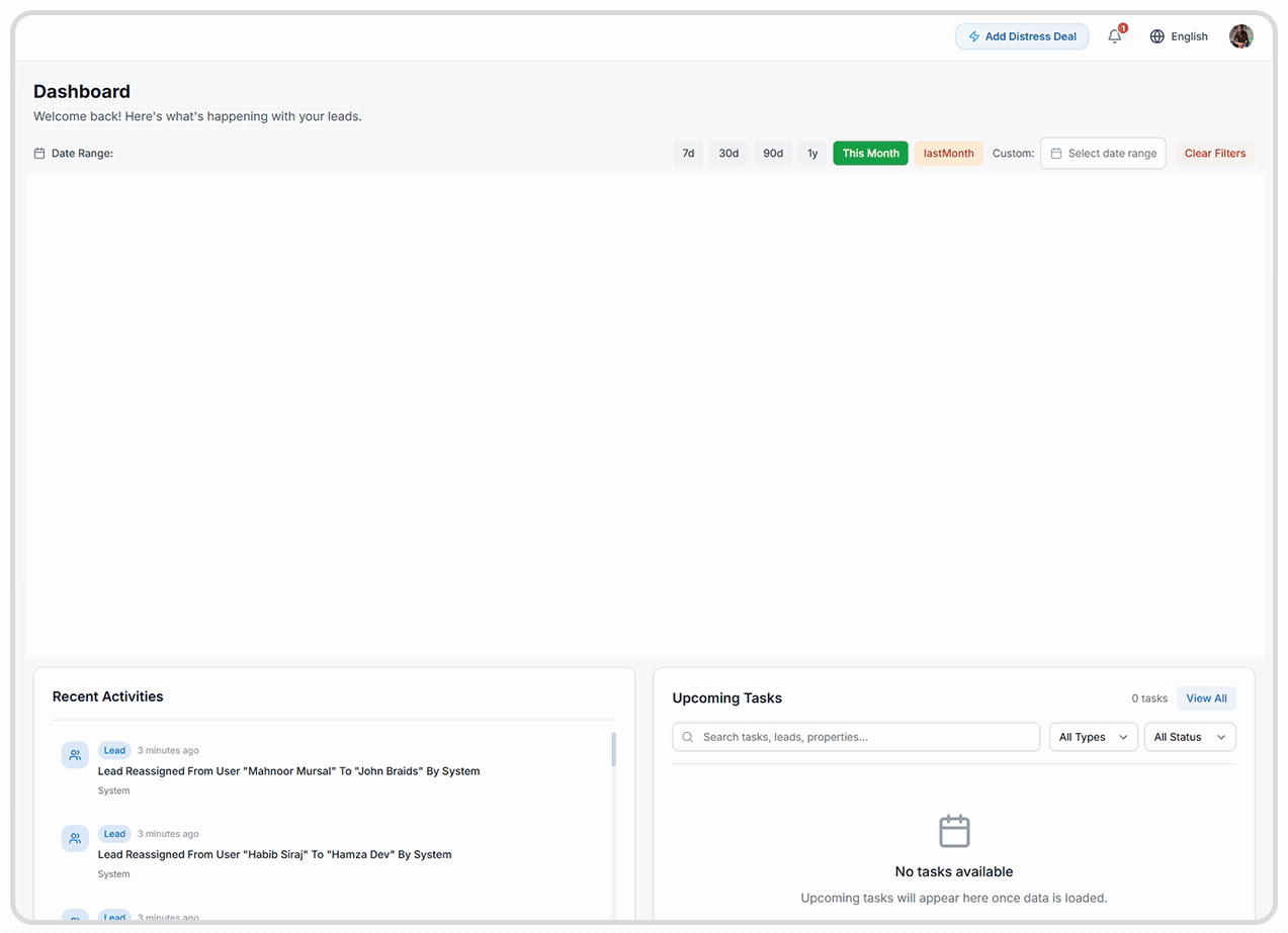Analytics — animated preview.